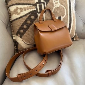 NICOGIANI MINI LEATHER BACKPACK, made in Italy